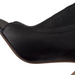 Miz Mooz EUC  Leather Salina Heeled Bootie Sandals Black Size 7 1/2 Photo 2