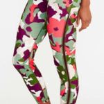 Old Navy Green & Pink Floral Leggings Photo 0