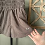 Nike  Dri-FIT One Womens Size Small Ultra High-Waisted Brown Shorts Photo 2