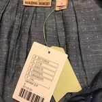 Anthropologie Holding Horses Denim Polka Dot Shirt Photo 7