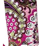 Vera Bradley 2010 "Very Berry Paisley" Hope Toile Hidden Wristlet Wallet Pink Photo 4
