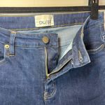 DU/ER Women's High Rise Skinny Jeans Dark Blue Denim Soft Stretch FLAW Sz 29x31 Photo 5