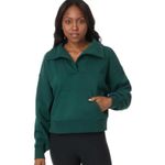 Beyond Yoga  Forest Green Women’s Street Smart Pullover   Photo 0