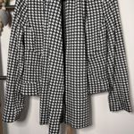 CAbi  Womens Houndstooth Blazer Jacket Open Front Shawl Collar Size Small Photo 3