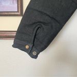 Free People NWT Women's Fleur De Lis Washed Black Denim Puffer Jacket Size Small Photo 10