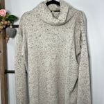 Athleta Bayshore Long Sleeve Cowl Turtleneck Wool Cashmere Sweater Size Medium Photo 2