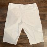 Nike  Golf Tour Performance DriFit Bermuda Shorts White Size 2 Excellent Condtion Photo 2