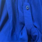 cupio  long sleeve royal blue shirt dress size small Photo 3
