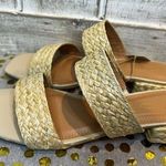 Joie  Niki Raffia vegan braided straw heel sandal size 8.5‎ NWT Photo 0