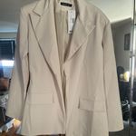 Boohoo Cream Oversized Blazer Photo 0