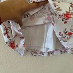 Karen Scott  Skort Womens size 6 White Floral Cotton Stretch Casual Skirt Photo 5