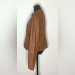 Bongo - Women's Brown Leather Jacket Size XL/EG Photo 3