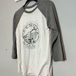 Magnolia Farms Gray Grey White Raglan Baseball Shirt Size Small Waco TX Photo 0