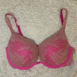 Victoria's Secret Victoria Secret Push Up Bra Dream Angels 34DD Pink Photo 0