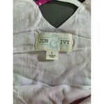 Jun & Ivy Women's L Pink & White Crisscross Strap Mini Dress Photo 8