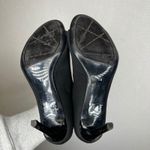 Calvin Klein Black Sock Booties Peep Toe Stiletto Heel Women's 7.5M Photo 3