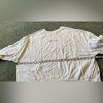 Champion  White Long Sleeve Cropped Womens Size L Cotton Athleisure Activewear Photo 3