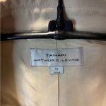 T Tahari Tahari Arthur S. Levine Beige Blazer with Dark Edging size 10 Photo 2
