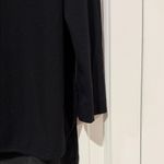 COS  Black silk Long Sleeve Women's Tunic top medium Photo 2