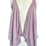 Self Esteem  Flowy Lilac Open Back Vest Sz L 2000s Y2K Boho Fairy Stevie Nicks Photo 0