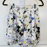 Elizabeth and James Floral Print Mini Skirt - Women Size 0 - White Photo 2