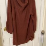 SheIn  Warm Brown Cowl Neck Dress Photo 1
