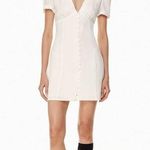 SUNDAY BEST ARITZIA Sandrine Mini Dress Light Birch White Size 12 Photo 0
