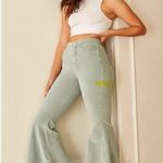 Free People We The NWT CRVY Ma Cherie cord flare pants size 33, 16β waist Photo 3