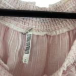 Monoreno  Women's Size Small Pink Off Shoulder Bell Sleeves Peasant‎ Blouse Photo 4