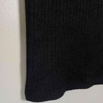 ZARA Womens Knee Length Ribbed Knit Elastic Waist Classic Core Midi Skirt Medium Photo 1