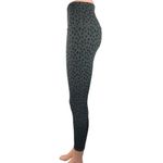 Aerie  Black Gray Leopard Print High Rise Pull On Yoga Athletic Leggings Size M Photo 1