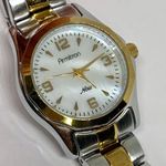 Armitron now women’s quartz analog wrist watch two tone Mop dial 28mm running Photo 1