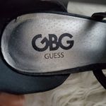 GBG Guess Black Open Toe Platform Stiletto Heels 9M Size 9 Photo 7