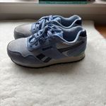 Reebok  Classic Harman Run Shoes Womens Size 8M Blue Suede Sneakers‎ Retro Photo 2