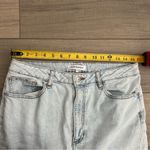 We Wore What  High Rise Curvy Distressed Light Wash Denim Jean Super Light 31 Photo 8