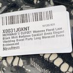 Mermaid’s closet women’s lace midi bodycon cocktail wedding guest dresses size S Photo 10