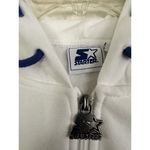 Starter Los Angeles Dodgers  Women's Scrimmage Full-Zip Hoodie - White Photo 9