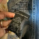 No Boundaries 2444. Vintage  Juniors Large Blue Denim Overalls Photo 4