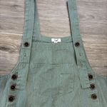 easel  Overalls Womens Size Small Green Wide Leg Boho Distressed Bib Neutral Photo 1