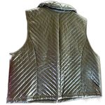 Chico's  Black Vest. Size: 2 (Large) Black Quilted Zip Up (444) Photo 3