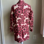 Boden Rainy Day Mac Cotton Coat Geometric Floral Daisy Pink No Hood Size 10 Photo 2