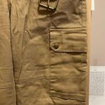 Khaki Cargo Pants with Belt Tan Photo 3