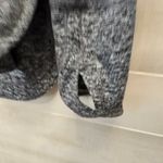 Athleta {S}  Uptempo Hoodie Sweatshirt Charcoal Gray Black Marled Photo 3