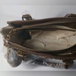 Bebe Sena sm Satchel Crossbody in Chocolate Quilted Gold Hardware NWT Photo 2