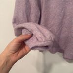 Madewell Payton Pullover Sweater in Coziest Yarn Heather Lilac L Photo 3