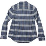 Pendleton  Womens Casual Long Sleeve Button Down Shirt Plaid size Small Navy Blue Photo 7