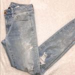 American Eagle  Light Denim Distressed Jegging Jean Photo 0