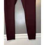 Old Navy  Stevie Pants Womens Large Burgundy Ponte Knit Skinny Leg Leggings Ankle Photo 2