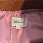 BOHO Vintage Chiffon Corset Skirt Western Tan Size L Photo 9