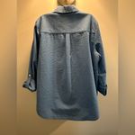 Casa Cabana long sleeve roll tab ladies Bethany blue shirt size Large Photo 2